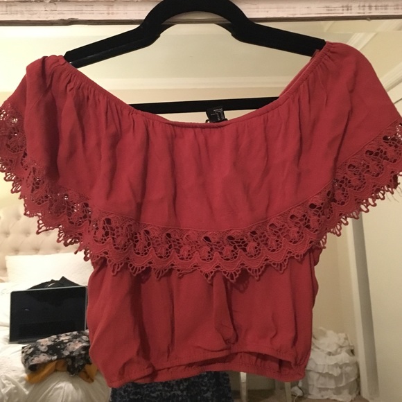 Forever 21 off the shoulder top