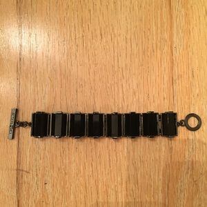 Gunmetal & Black Stone Vince Camuto Bracelet