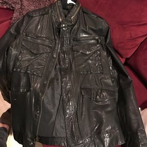 Leather jacket