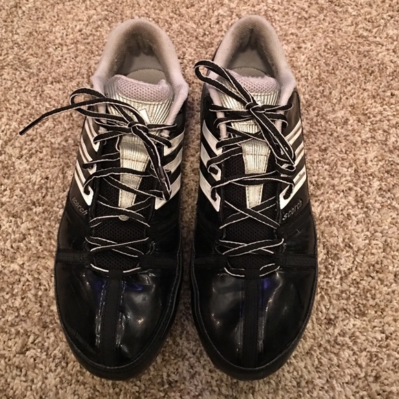 Lightly worn track cleats