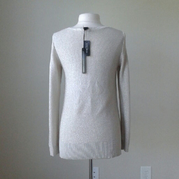 Long sleeve jacquard scroll pullover sweater - Picture 2 of 2