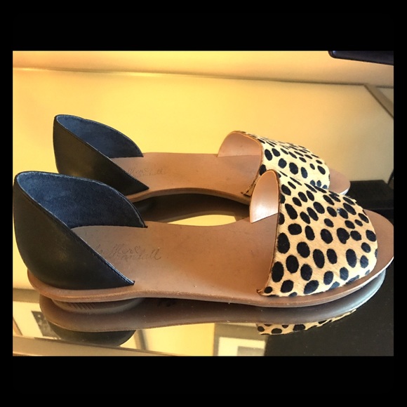 Loeffler Randall Cheetah Print Calf Hair Flat