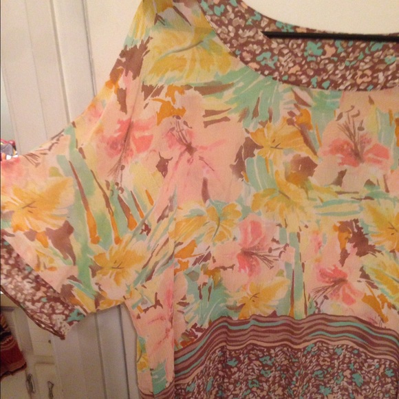 Coldwater Creek sheer lightweight dolman top