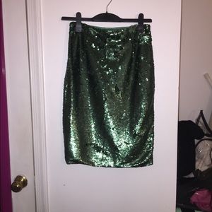 Sequin Pencil Skirt