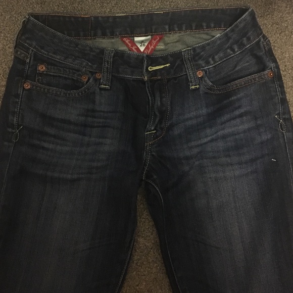 Lucky brand size 26 jeans .