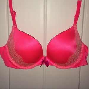 Victoria's Secret Hot Coral Bra
