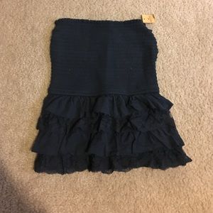 Ruffled tube top