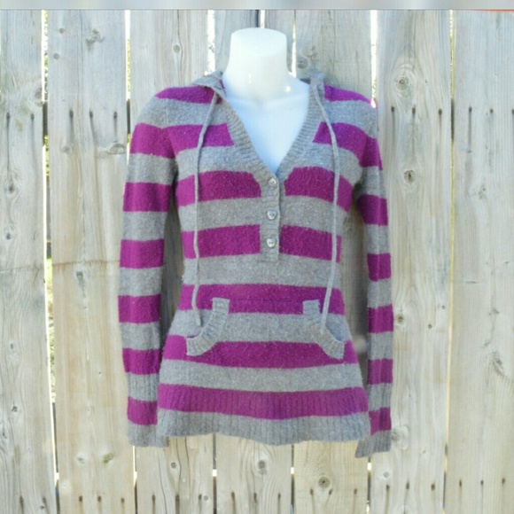 Striped Hooded Sweater