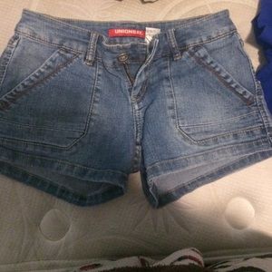 Denim shorts