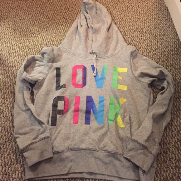 Pink hoodie sweatshirt