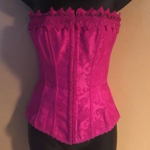 Pink corset