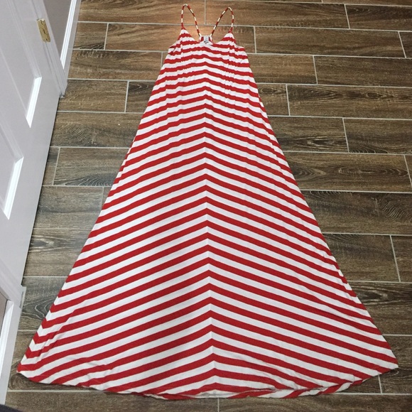 Old Navy striped maxi dress