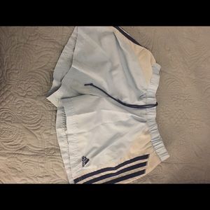 Adidas Light Blue Running Shorts