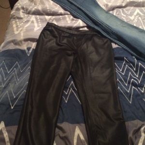 "Leather" leggings