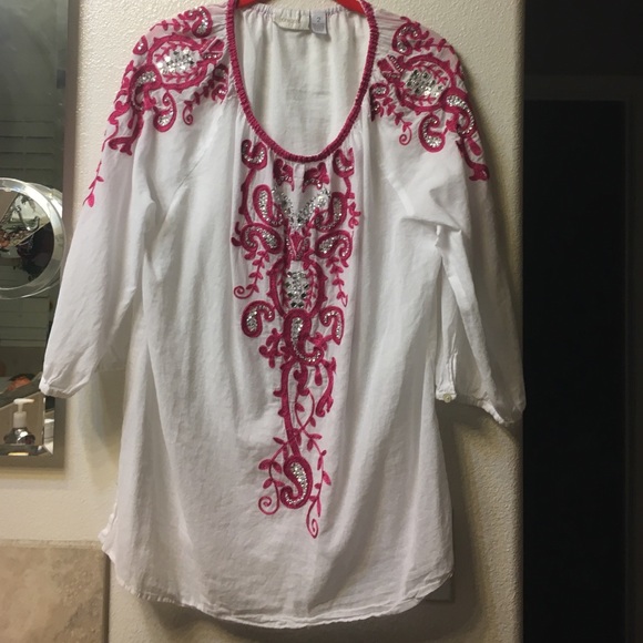 Chico's blouse. Size 2. Beautiful EUC.