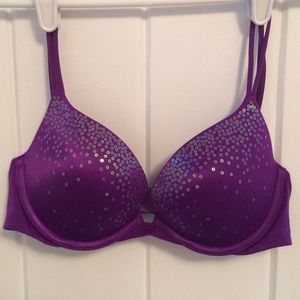 Victoria's Secret Purple Sequence Bra