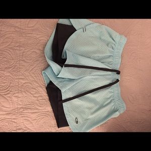 Blue Champion Running Shorts.