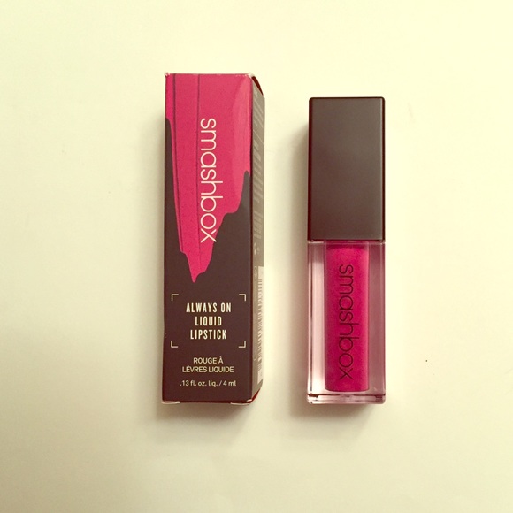 New Smashbox AlwaysOn Liquid Lipstick: Shockaholic