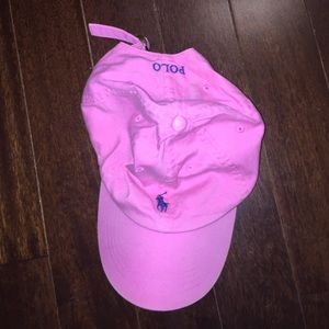pink polo hat