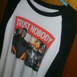 2pac & Notorious B.I.G 3/4 sleeve shirt