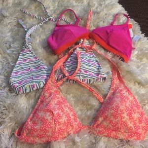 Lot of  3 Old Navy Bikini Tops NWT