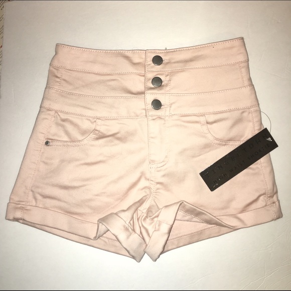 Light Pink High Waisted Shorts