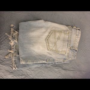 Aeropostale Curvy Distressed Jeans.