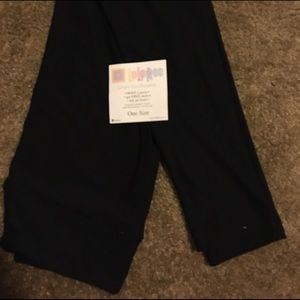OS Black leggings LulaRoe