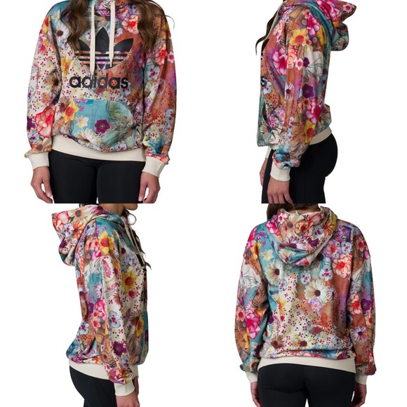 Adidas Originals x FARM Multicolor Floral Hoodie
