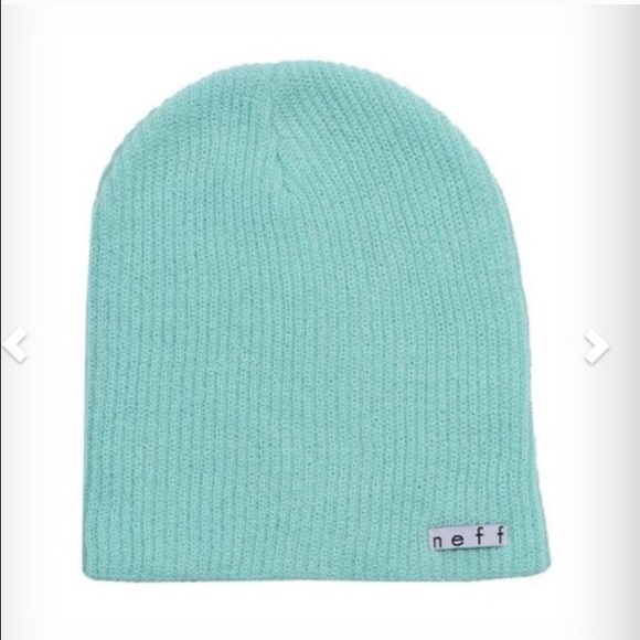 NEFF mint beanie