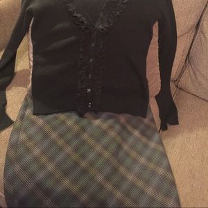 The Limited plaid skirt