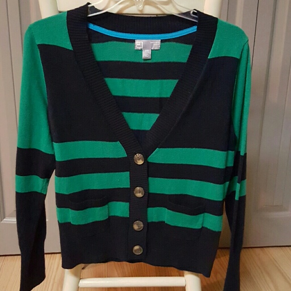 NWOT Super Soft Blue Green Cardigan Sweater Medium