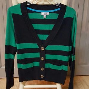 NWOT Super Soft Blue Green Cardigan Sweater Medium