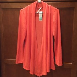 NWT Stitch fix soft orange cartigan