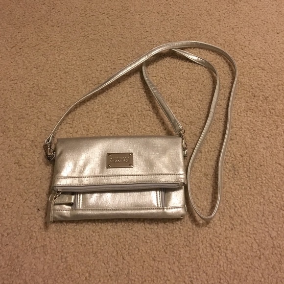 Small silver clutch