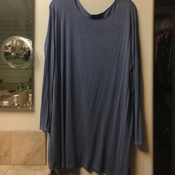 Blue cotton tunic