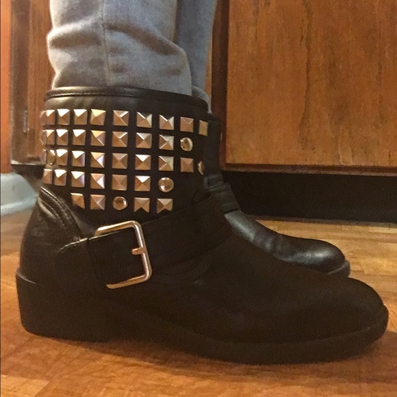 Studded Ankle Boots