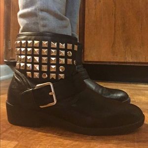 Studded Ankle Boots