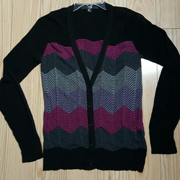 Like New Lightweight Chevron Cardigan Medium