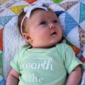 Apericots Worth the Wait Organic Cotton Bodysuit