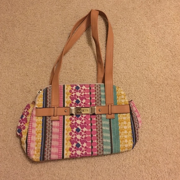 Colorful Rosetti handbag