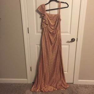 Rose Gold Formal Dress - Size 10