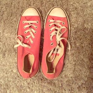 Pink Converse! Like new! Worn 3-4 times.