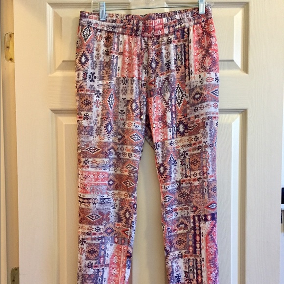 H&M silky polyester pants