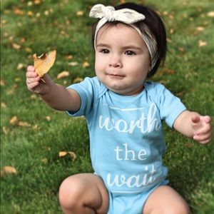 Apericots Worth the Wait Organic Cotton Bodysuit