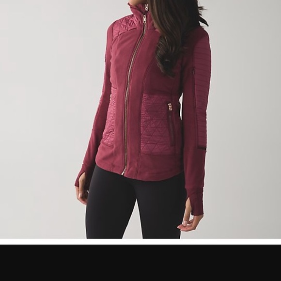 lululemon athletica Other - NEW Lululemon Fleecy Keen Jacket in Wine Berry