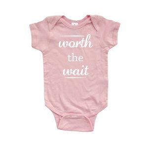 Apericots Worth the Wait Organic Cotton Bodysuit