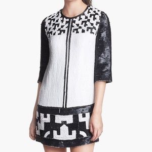 NEW!! French Connection Geomaze Shift Tunic Dress