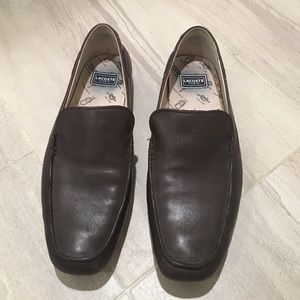 Lacoste Brown Loafers UK 8, EUR 42, US 9