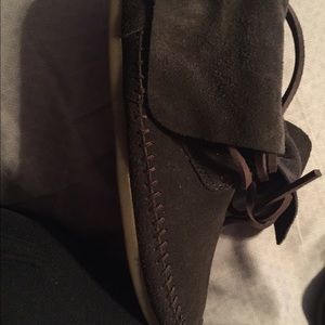 Women's size 6 Toms suede moccasins.